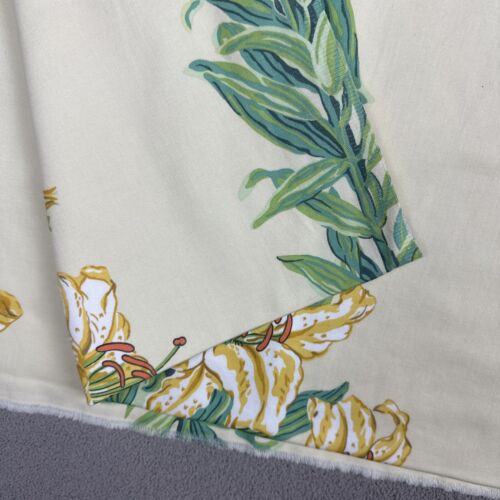 Vintage 1992 Laura Ashley Fabric Tiger Lilly 2 Yards Floral 100% Cotton Spring - 第 3/6 張圖片