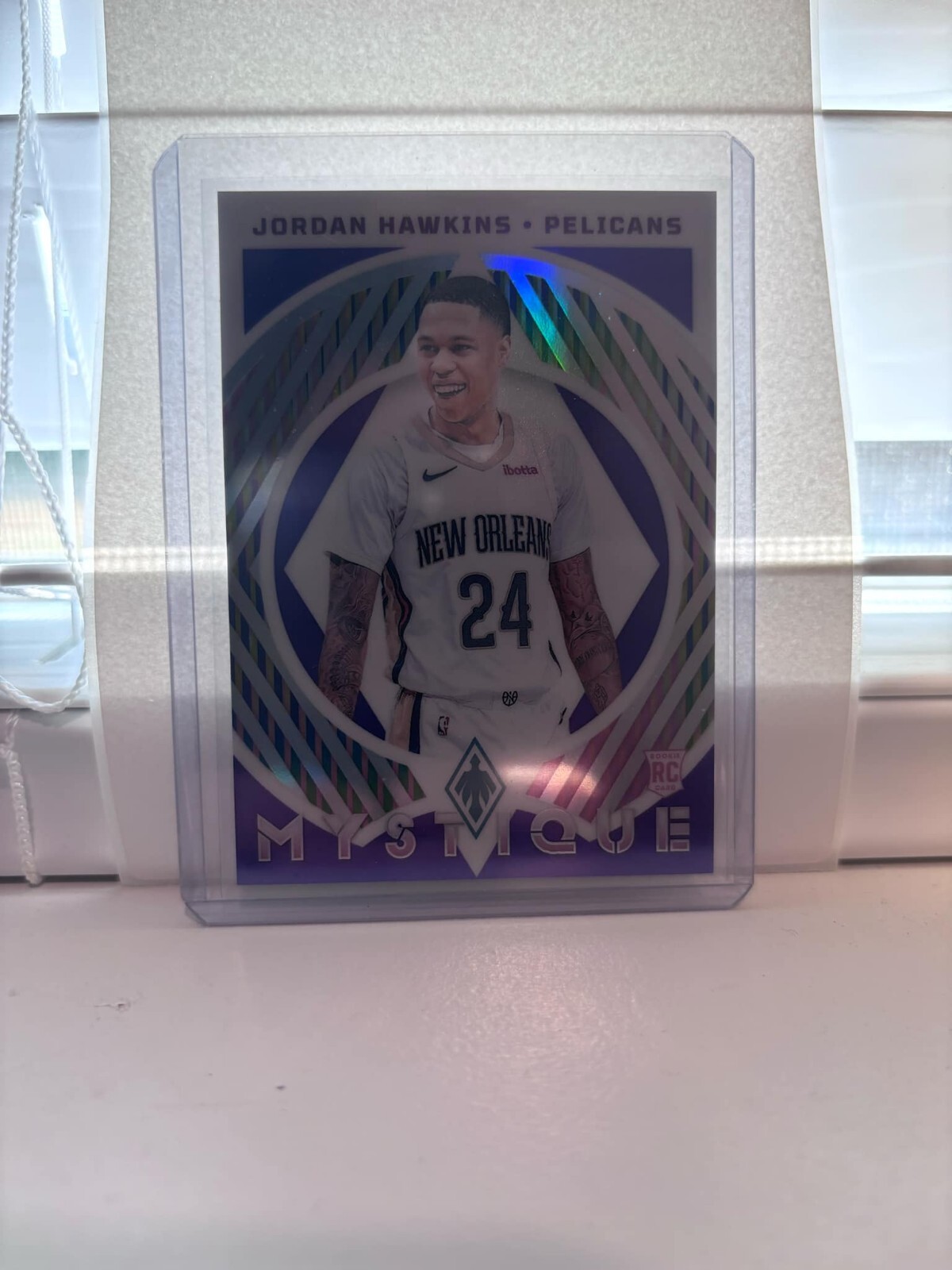 2023-24 Panini Phoenix Jordan Hawkins Mystique Purple Foil RC#1 SP /75