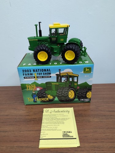 1/32 Ertl John Deere 7020 4WD Tractor 2003 National Farm Toy Show Toy Farmer - 第 1/5 張圖片