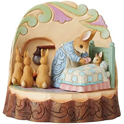 Jim Shore Beatrix Potter Mrs Rabbit with Bunnies Figurine 6.69 Inch 6010688