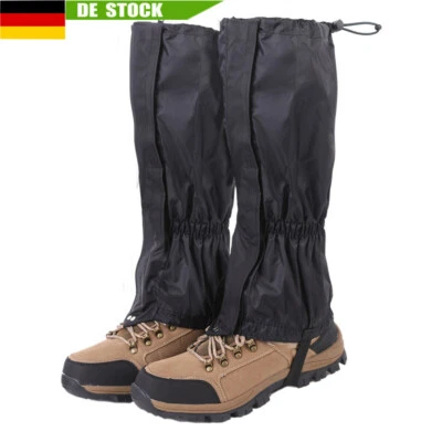 MARKENLOS Wasserdicht Gamaschen Wandern Nässeschutz Schnee Jagd Klettern Gaiters Outdoor