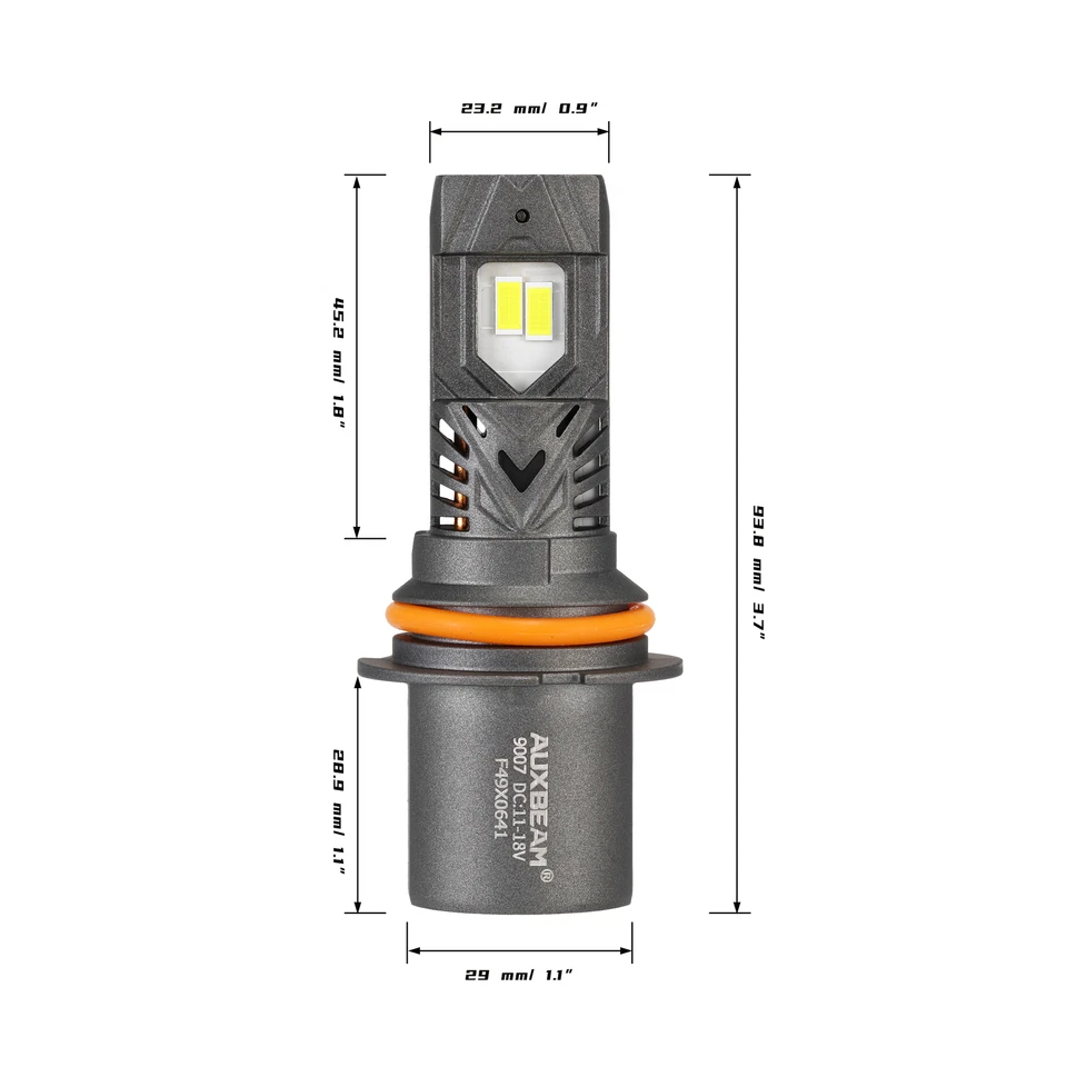 Faro antiniebla CANBUS LED haz alto bajo 6500 k para Nissan Xterra 2003 2004 Foto 3 de 4