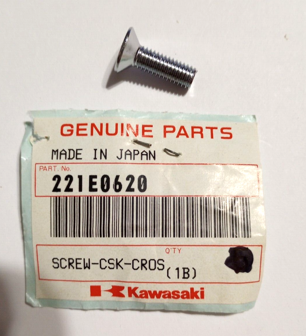 Kawasaki ZX600, ZX1100 Screw 6X20 NOS 221E0620 (L-4542) | eBay