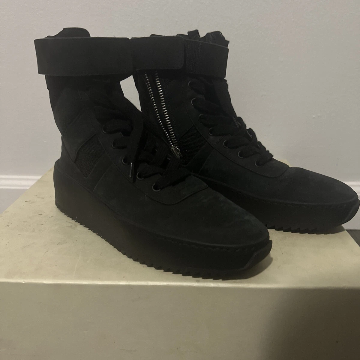 fear of god military フィアオブゴッド スエード ブーツ Fear Of God Military Black for sale | eBay