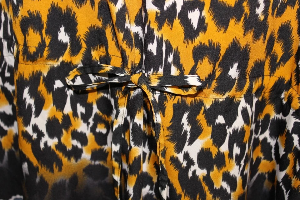 Bobbie Brooks Kimono Kaftan Túnica Cobertura Roupa de Dormir Tamanho Único Estampa Animal - Imagem 3 de 4