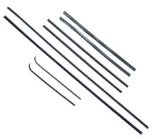 New 8-pc Door Window Channel Beltline Kit For 51-55 Chevy Gmc Truck Suburban New 8-pc Door Window Channel Beltline Kit For 51-55 Chevy Gmc Truck Suburban