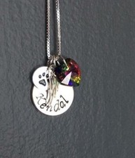 Personalized Rainbow Bridge Pet Loss Necklace