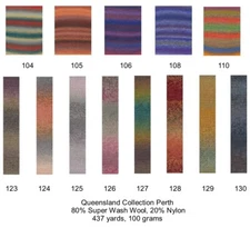 Queensland Collection Perth Sock/Fingering Weight Yarn: 14 Colors