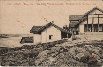 Postcard AK VIETNAM THAN-HOA SAN-SON - Villa de la Pointe INDOCHINA (1222869)