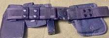 CORDURA. DUTY BELT AND 4 POUCHES