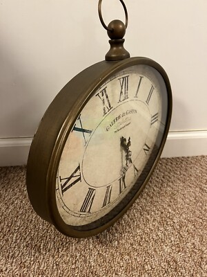 Needs Repair- Oval French Wall Clock Vintage Style, Galerie du