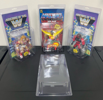 10pk MOTU Origins Protective Cases Masters of the Universe Protectors HE-MAN WWE