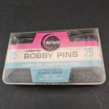 Vtg Wil-Hold Rubber-tip Bobby Pins Wilson Mfg Corp, Safe for Permanents