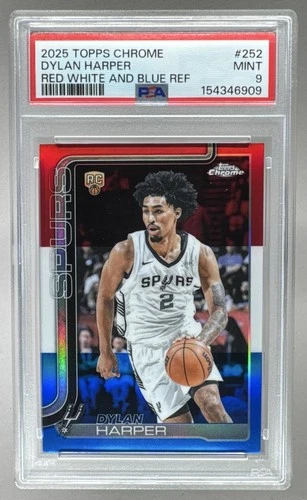 Dylan Harper 2025 Topps Chrome Dylan Harper #252 Refractor