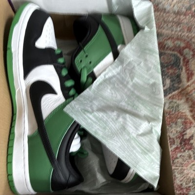 Nike SB Dunk Low Pro Classic Green Green/Black/White BQ6817-302 Men's Sneaker