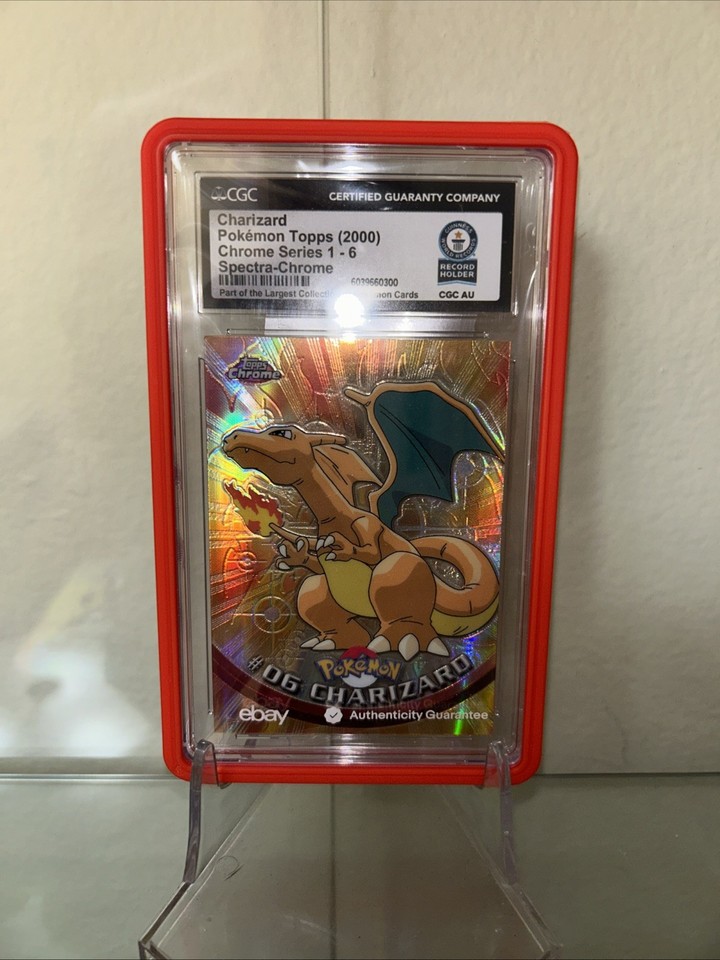 2000 Topps Charizard Pokémon CGC Guinness World Record One of A Kind ...