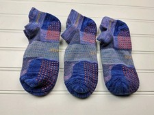 Bombas Hex Tec Grip Grippers Space Dye Ankle Socks Lot Of 3 Pairs Size L