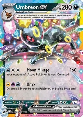 Pokemon EN Umbreon ex 060/131 PRE NM