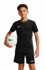 Nike Boys Girls T Shirt Kids Dri Fit Crew Sports Football Top Training Park 26
