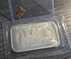 Valcambi Pure Gold Bar 1g / 1 OZ Silver Bar