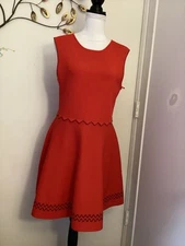 Ted Baker Scallop Knitted Skater Dress, Ted Size 5( US 14) NWT