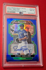2022 PRIZM BLUE DRAFT PICK - #PDP39 ROBBY SNELLING / #D /99 - MIAMI MARLINS.