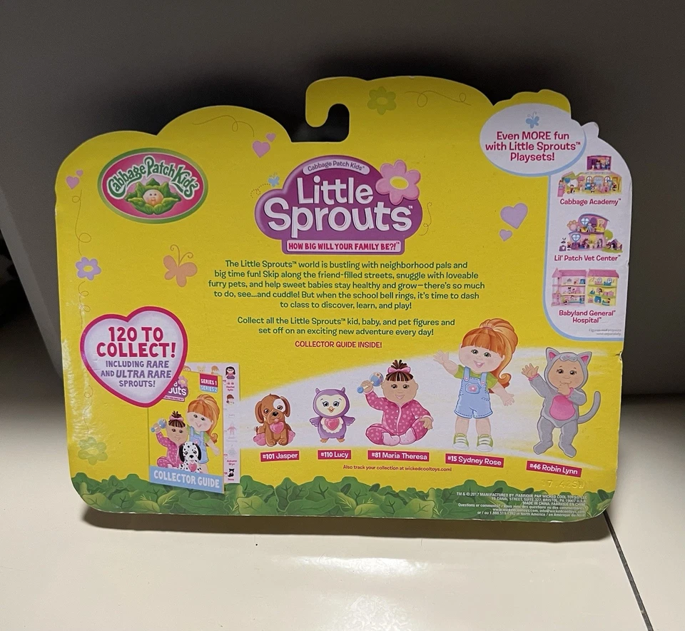 Cabbage Patch Kids Little Sprouts Series 1. 2017. Sealed In Package - Image 2 of 2