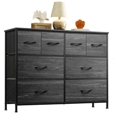 Dresser for Bedroom with 8 Drawers, Wide Fabric Dresser for Storage and Organ...