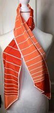 Vintage Vera Neumann Silk Scarf Striped Japan 1970's 839 