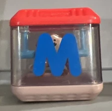 VINTAGE FISHER PRICE PEEK A BLOCKS SENSORY REPLACEMENT BLOCK LETTER M MONKEY