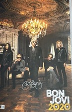 Jon Bon Jovi Signed 19x13  2020 Bon Jovi Poster COA Autograph Very Rare!