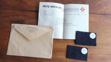 Fritz Metzler Tuch- und Futterstoffe M&uuml;nchen Schwanthaler Str. Anschreiben 1951