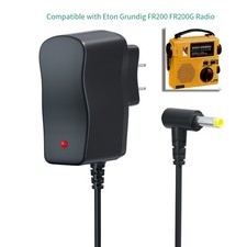 AC/DC Wall Charger Power Adapter Cord Cable For Eton Grundig FR200 FR200G Radio