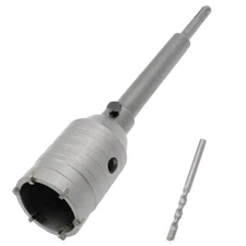 2 Inch / 50mm Concrete Hole Saw SDS Plus Shank Hole Saw Cutter with 202mm Con...