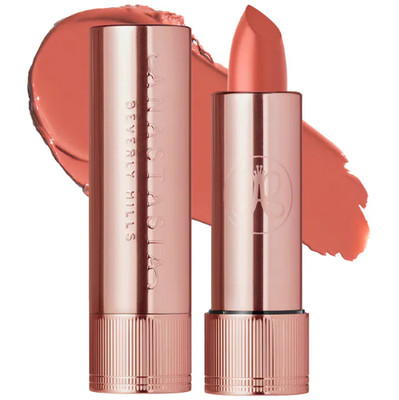 Full-Pigment Matte & Satin Velvet Lipstick, Peach Amber, 0.10 oz/3 g