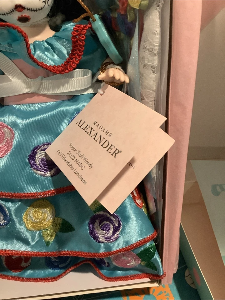 LE Madame Alexander Sugar Skull Wendy 2023 MADC Fall Friendship Luncheon New  - Image 2 of 4