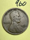 1910-S LINCOLN WHEAT CENT, low mintage date, "Fine" condition #960
