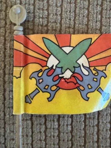 Vintage 1981 Castle Grayskull Flag Pole He-Man Masters Of The Universe MOTU