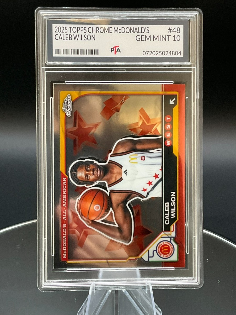 2025 Topps Chrome McDonald's All American #48 Caleb Wilson GEM