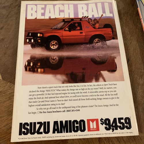 1990 July Car And Driver Magazine 1995 Corvette Ferrari Mondial t Cabriolet - 第 2/3 張圖片