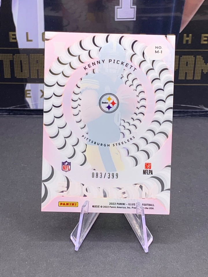 2022 Panini Illusions M1 Kenny Pickett Mystique /399 Rookie Card