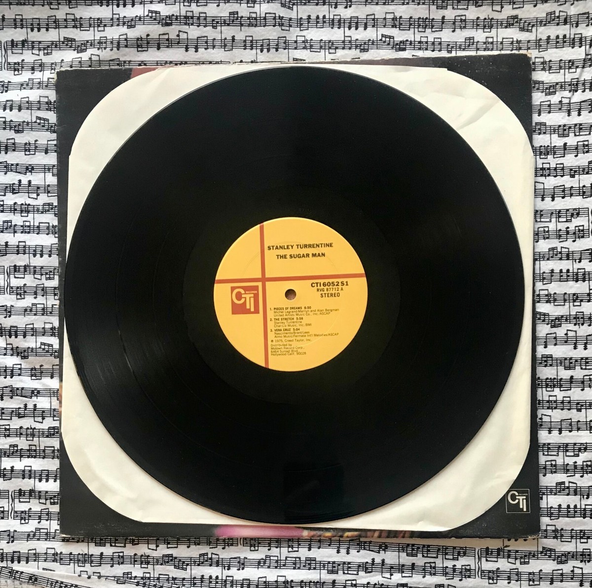 シュガーマン Stanley Turrentine - The Sugar Man 1979 CTI Records 6052 S1