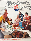 Pepsi Cookout Picnic Vtg 1951 Magazine Print Ad Glass Bottle Soda Vending Pop