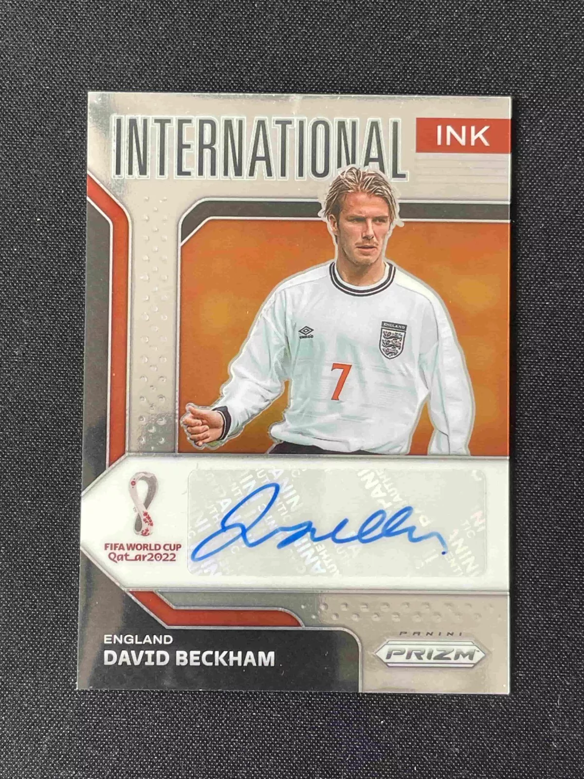 David Beckham trading card
