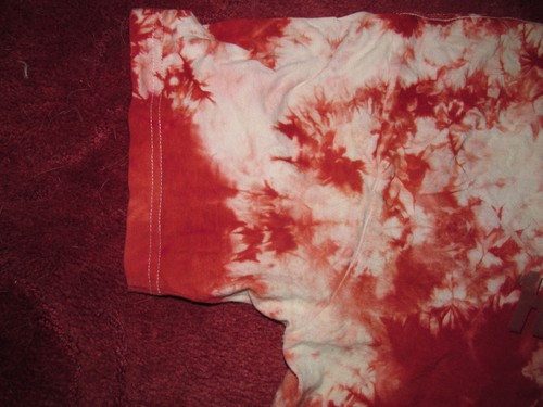 Hard Rock Cafe T Shirt NEW YORK - Red & White Tie Dye - Picture 5 of 13