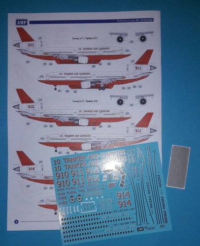 AMP 144-005 - 1/144 - DC-10 Lufttanker McDonnell Douglas. Maßstab Modellbausatz - Bild 2 von 12