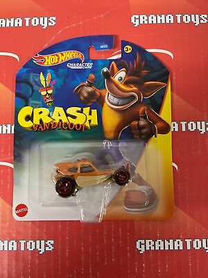 Crash Bandicoot 2023 Hot Wheels Entertainment Character Cars Mix B