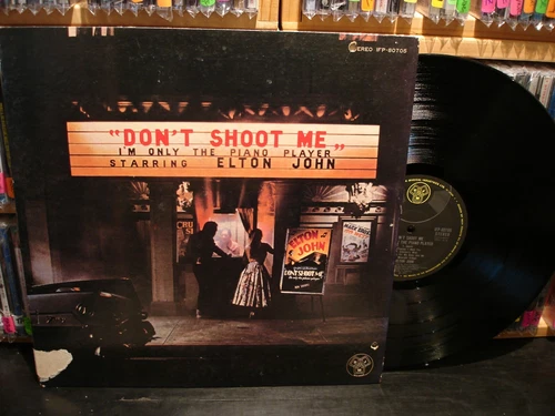 Elton John  ~ Don't Shoot Me I'm Only The Piano Player ~  Japanese IMPORT LP