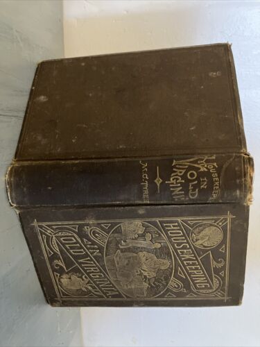 1879 Housekeeping In Old Virginia - Antique Cookbook Recipes Household Hints HB - 第 1/13 張圖片