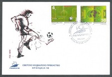 Macedonia, 1998, Campeonato Mundial de Fútbol, Mundial, Francia, FDC